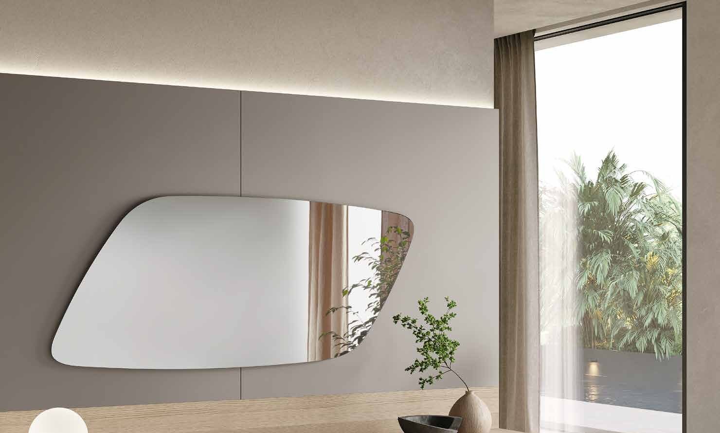 Lario long mirror above a low unit