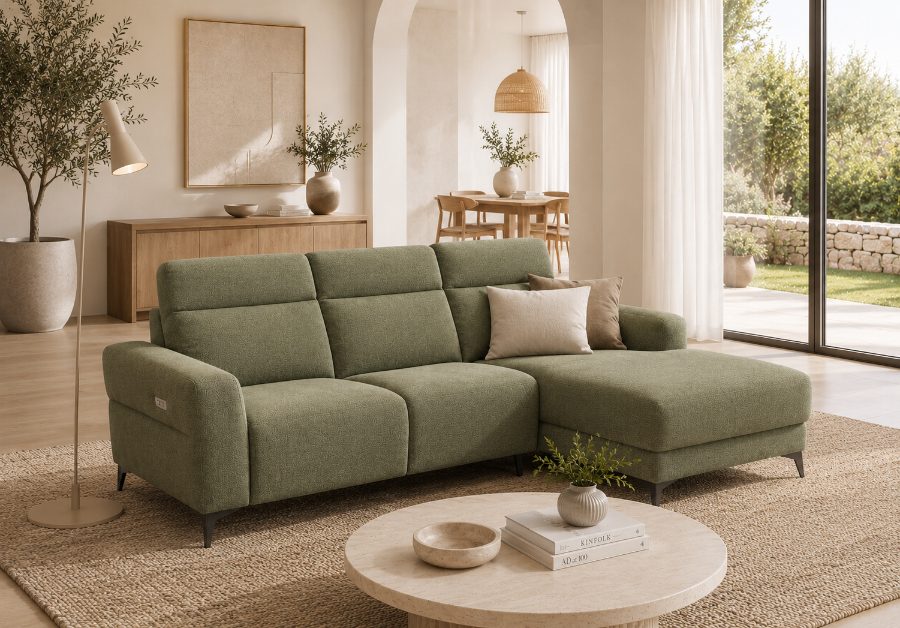 Coral sofa